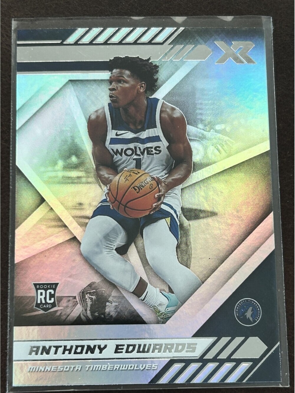 2020 ANTHONY EDWARDS ROOKIE CARD PANINI CHRONICLES XR #295 NBA RC NM